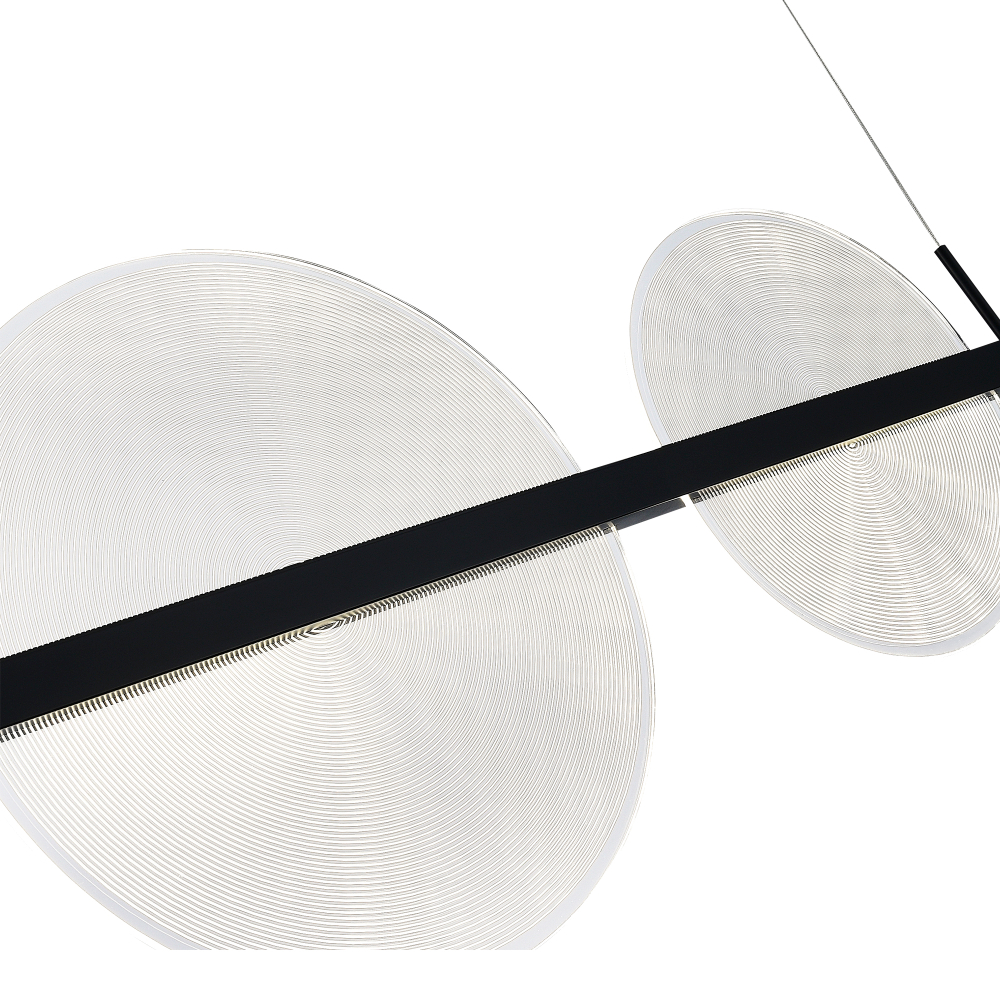 Светильник светодиодный, черный, прозрачный, SPLENDID, LED, 24
