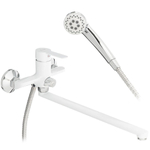 Смеситель для ванны, Frap, с картриджем, бел, F2241