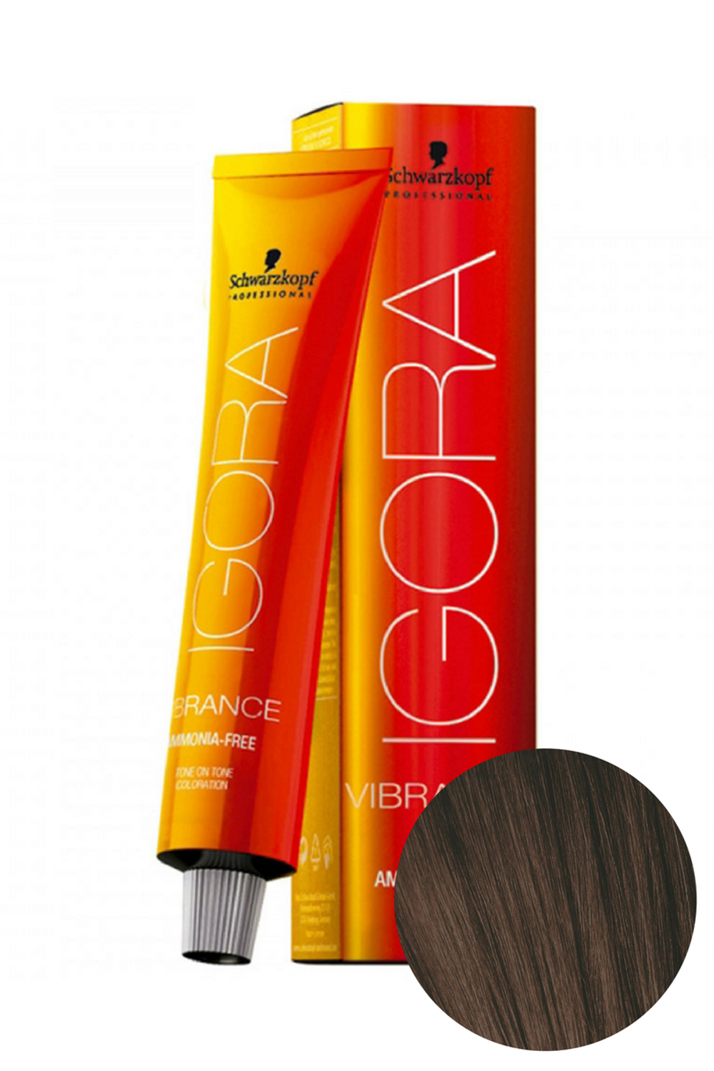 Крем - краска без аммиака Igora Vibrance 4-66 Средний коричневый шоколаный экстра Schwarzkopf Professional, 60 мл