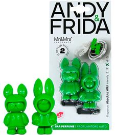 Первозданная природа, дизайнерский ароматизатор для автомобиля ANDY&FRIDA зелёный, Mr&Mrs Fragrance