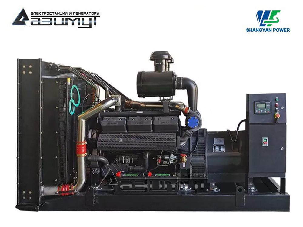 Дизельный генератор Азимут АД-600С-Т400-1РМ16 Shangyan