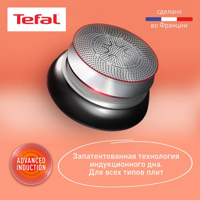 Набор посуды Tefal Ingenio Daily Chef Black 8 предметов 16/18/22/26/26 см L7629242