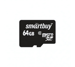 64 Gb microSD Smartbuy Class 10 без адаптера