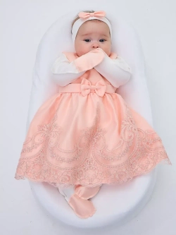 платье для новорожденной на выписку