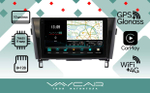 Магнитола для Nissan X-Trail T32, Qashqai J11 2014-2022 (маленькая рамка) - Vaycar VA51-0665-2K на Android 13, 8-ядер, 2K QLED, ТОП процессор, CarPlay, 4G SIM-слот