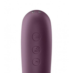 Вибромассажер с вакуумной стимуляцией Satisfyer Dual Kiss wine фиолетовый