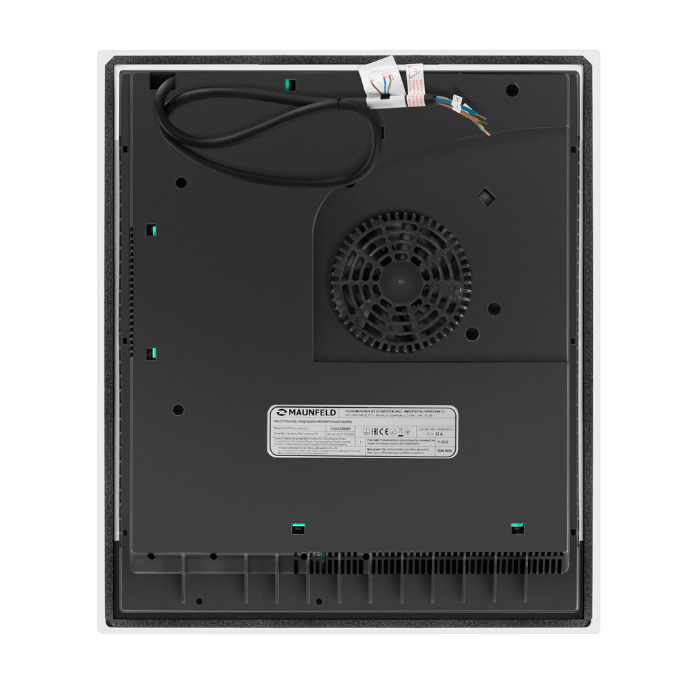 Встраиваемая индукционная варочная панель Maunfeld CVI453SBWH Inverter