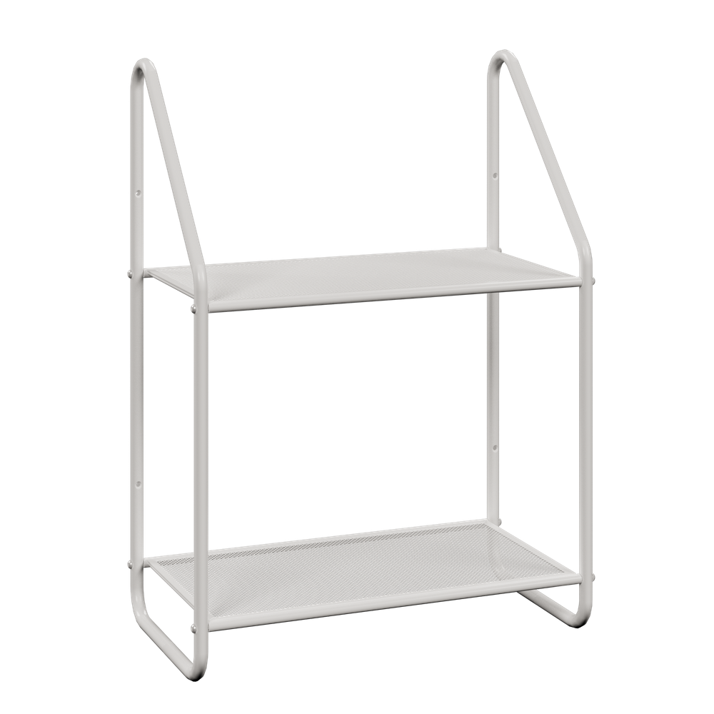 Этажерка настенная "Барселона 12" (BARCELONA 12 wall storage rack) (Белый)