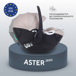 Детская коляска Rant Teo Soft 3 в 1 с автокреслом Aster Zero Beige Graphite