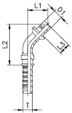 Фитинг DN 16 BEL (Ш) 20 (45)