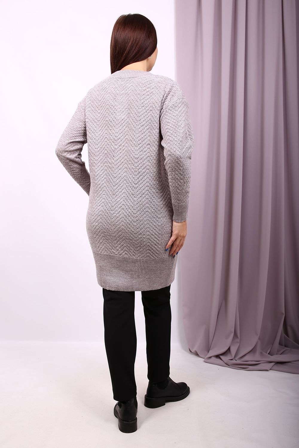 Туника женская 1238 Коричневый меланж 127 Olsarri (Акция)