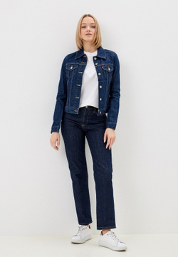 Куртка джинсовая женская LEVI'S ORIGINAL TRUCKER MED INDIGO - WORN IN