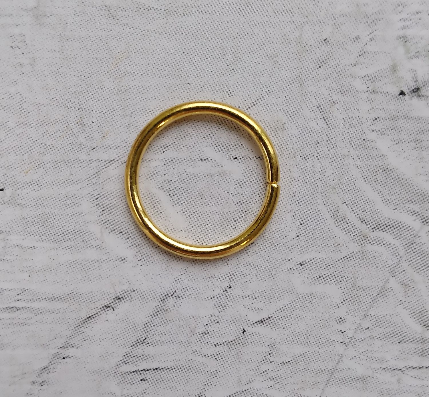 кольцо разделительное 1,5см цвет золото