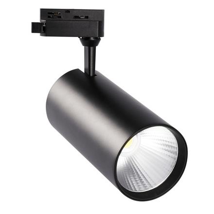 ULB-Q276 32W-4000К BLACK Светильник-прожектор светодиодный трековый. 3000 Лм. Белый свет 4000К. Корпус черный. ТМ Volpe.