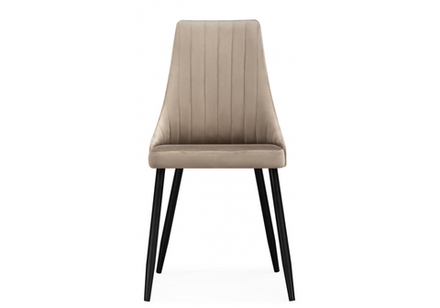 Стул на металлокаркасе Woodville Кора бежевый, черный