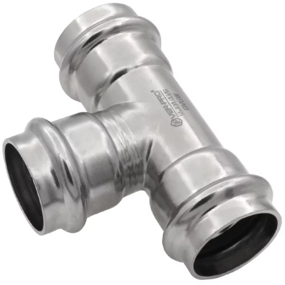 Тройник VIEIR нерж. сталь 22×18×22 VER-PRO (40/4)