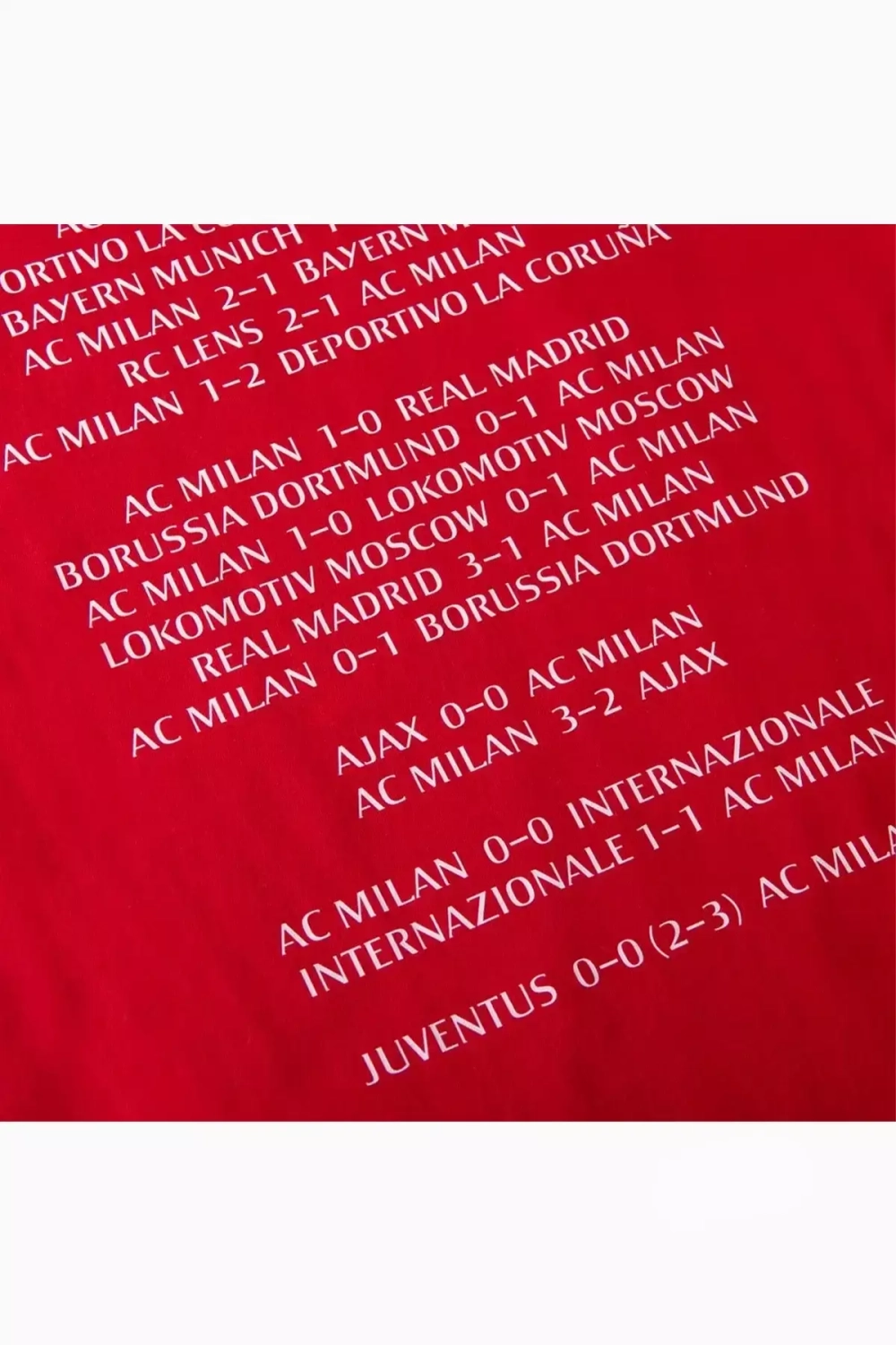 Футболка Retro COPA AC Milan CL 2003 Team Embroidery