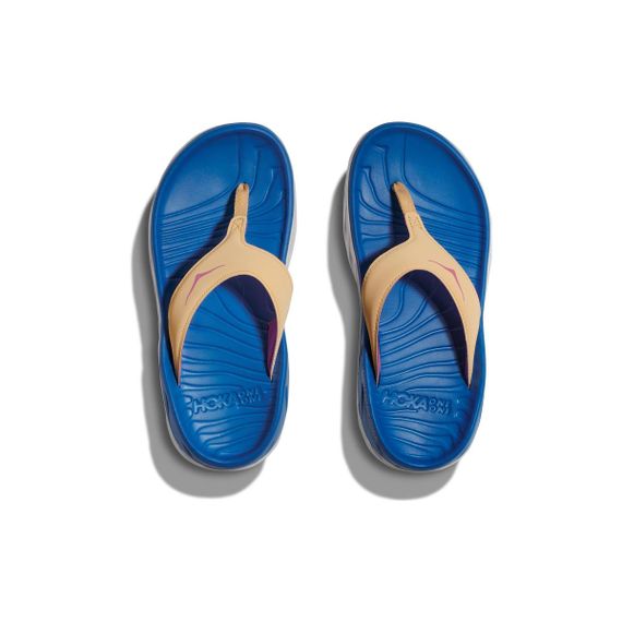 Hoka One One ORA Recovery Flip 'Blue Yellow'