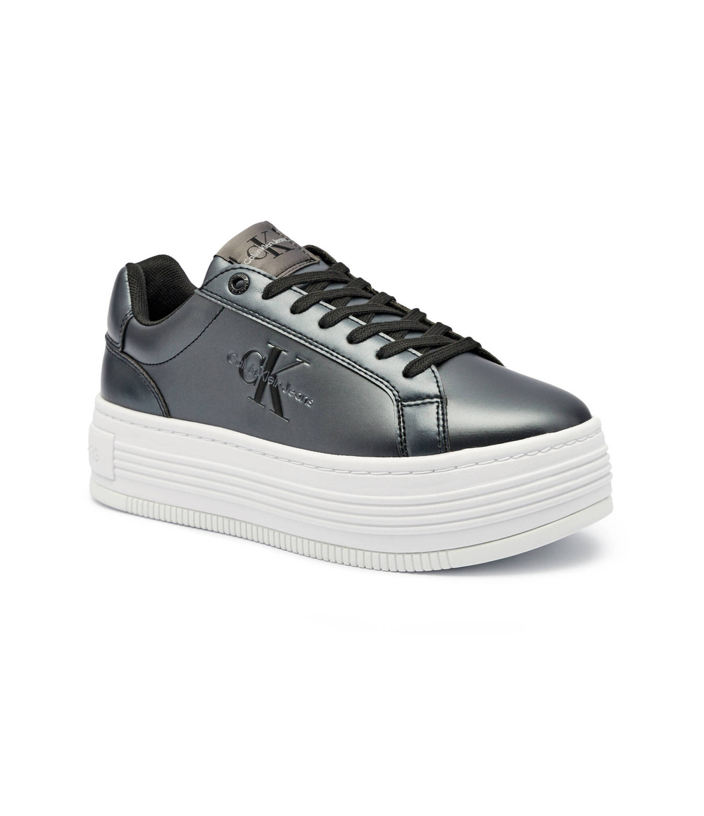 Кожаные кроссовки CALVIN KLEIN JEANS - графитовый(YW0YW01464)