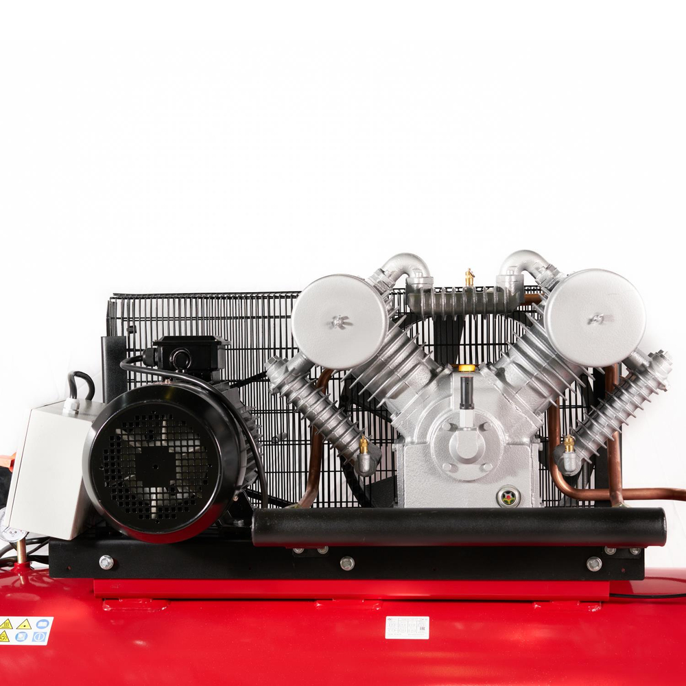 Компрессор ROSSVIK СБ4/Ф-500.LТ100-11, 1700 л/мин, 10 бар, ресивер 500 л, 380 В/11 кВт, красный