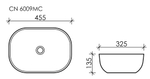 Раковина Ceramica Nova Element 45 CN6009MC капучино матовый