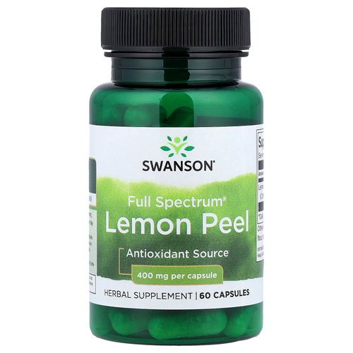 Swanson, Full Spectrum®, лимонная цедра, 400 мг, 60 капсул