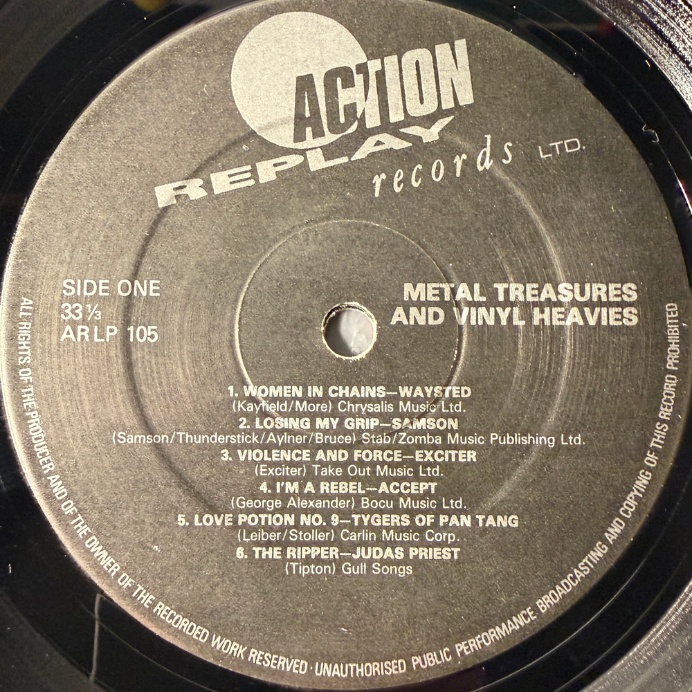 Сборник Metal Treasures And Vinyl Heavies (Англия 1984г.)