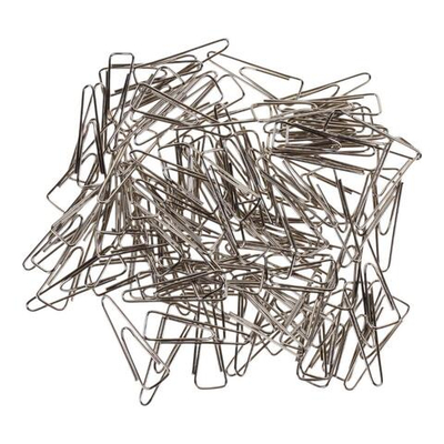 Скрепки треугольные 31мм 100 шт в картонной коробке