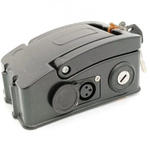 Крышка аккумулятора электровелосипеда с разъемами и замком