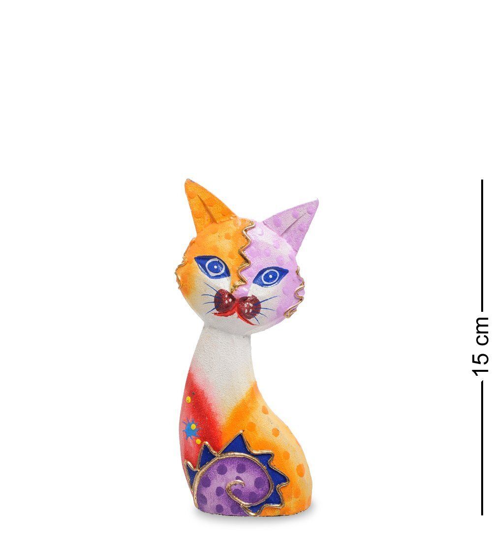 Decor and Gift 99-255 Фигурка «Кошка» н-р из трех 17,15,12 см (албезия, о.Бали)