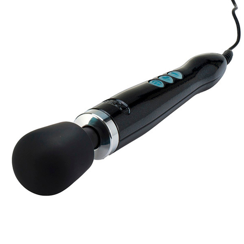 Мощный черный вибратор-вонд 37см Doxy Die Cast Extra Powerful Massage Wand Vibrator Black