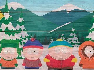 Картина на досках South Park (40x60 см)