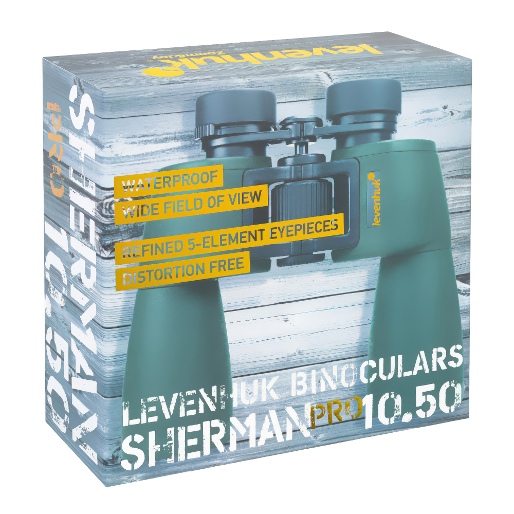 Бинокль Levenhuk Sherman Pro 10x50 - Упаковка