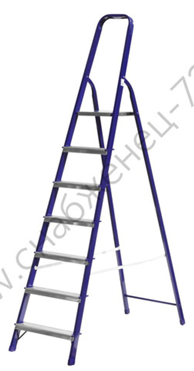 СИБИН 7 ступеней, 145 см, стальная, стремянка (38803-07)