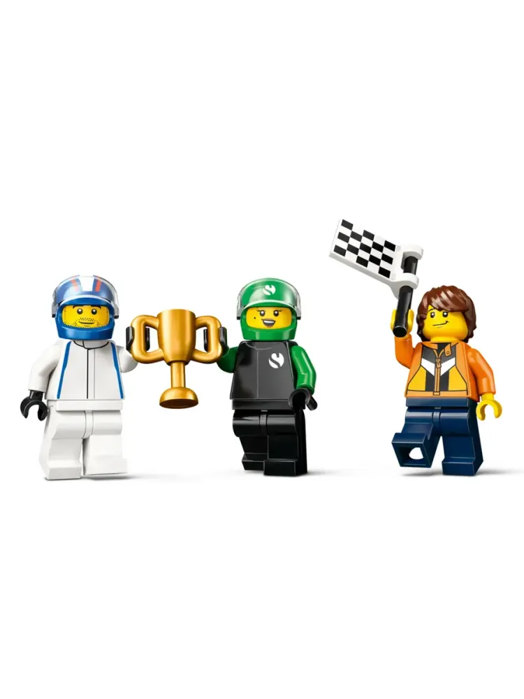 Конструктор City 60474 Старт с гоночными автомобилями F1