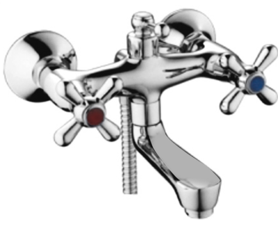 30013 Смес. для ванны корот. (2 ручный) HANSEN  (10/1шт)