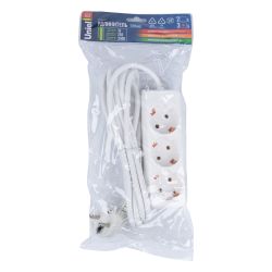 S-GCD3-3 Удлинитель Uniel серии Стандарт. с-з. 3 гн.. шнур 3 м