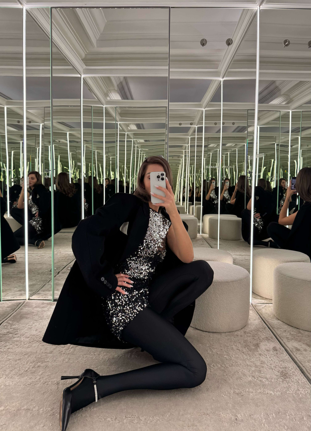 Шорты из пайеток