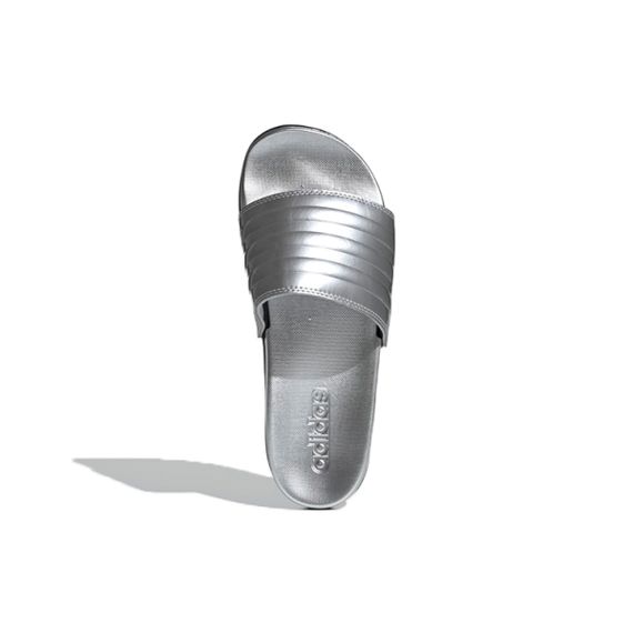 Adidas Adilette Comfort Slide 'Silver Metallic'