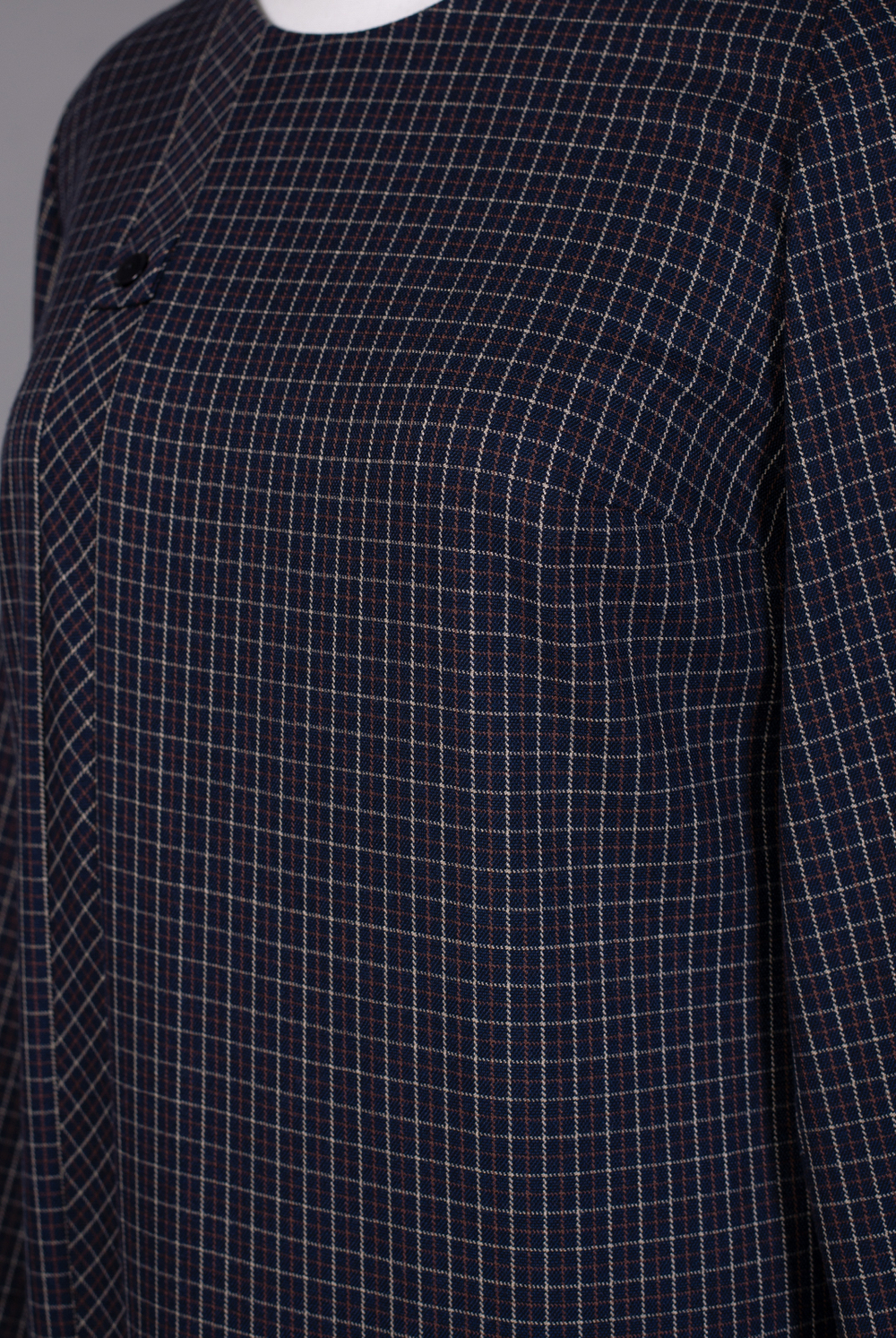 Платье женское 3807ЛП, синяя беж кл #406СБК053807ЛП