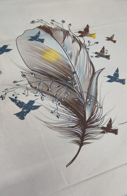 Ткань ранфорс (поплин люкс) "Воздушное перо"