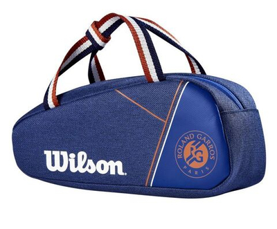 Брелок Wilson Roland Garros Mini Tour Bag - blue/white/clay red