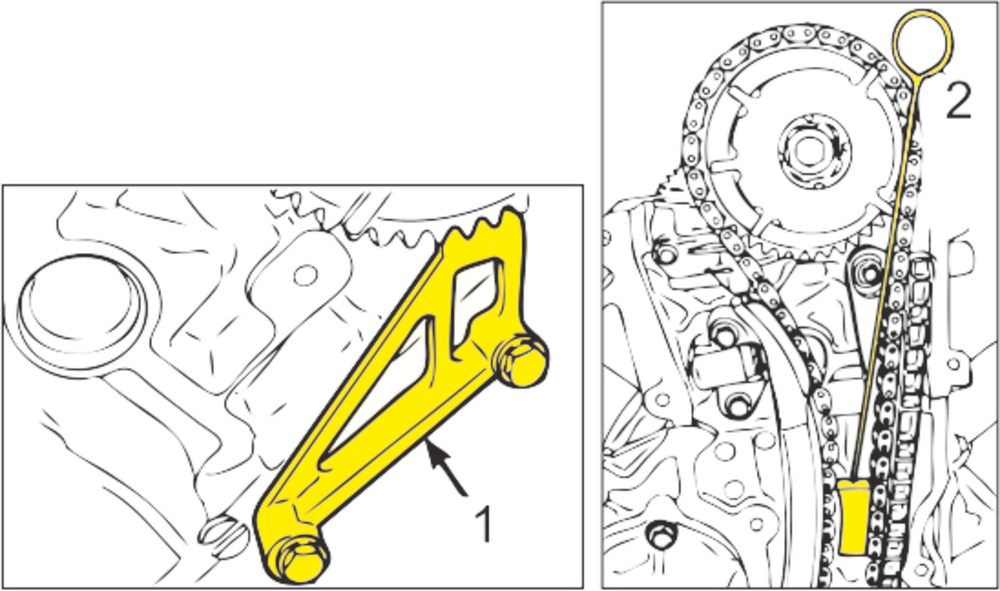 Набор фиксаторов распредвала для установки фаз ГРМ (FORD 4.6/5.4/6.8L) JTC