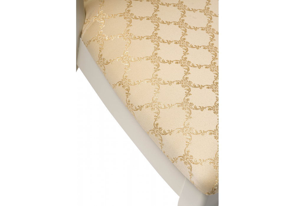 Стул деревянный Woodville Луиджи молочный, бежевый, ножки белые