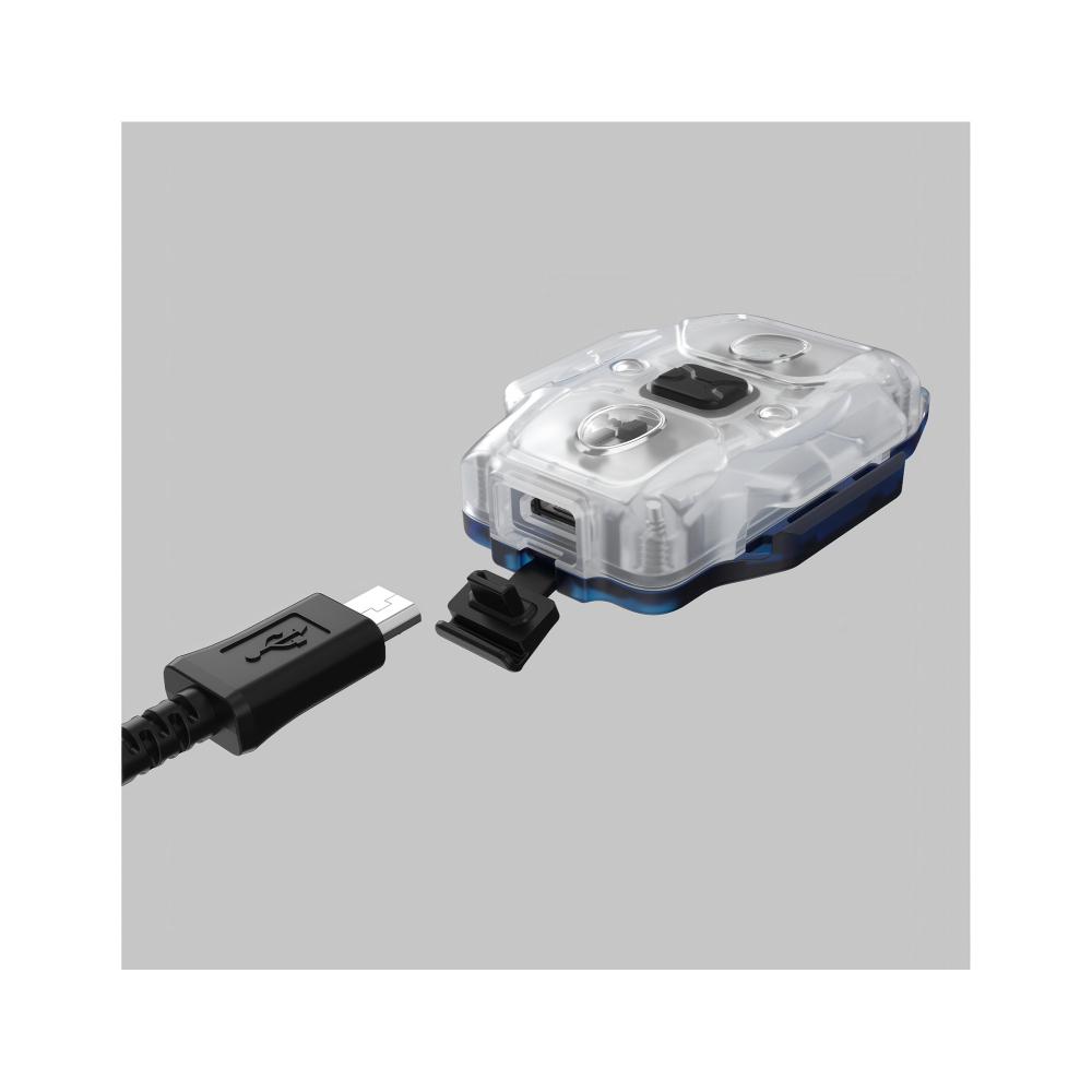 Мультифонарь Armytek Crystal Pro Blue — велосипедный стоп-сигнал с встроенным 3D акселерометром.