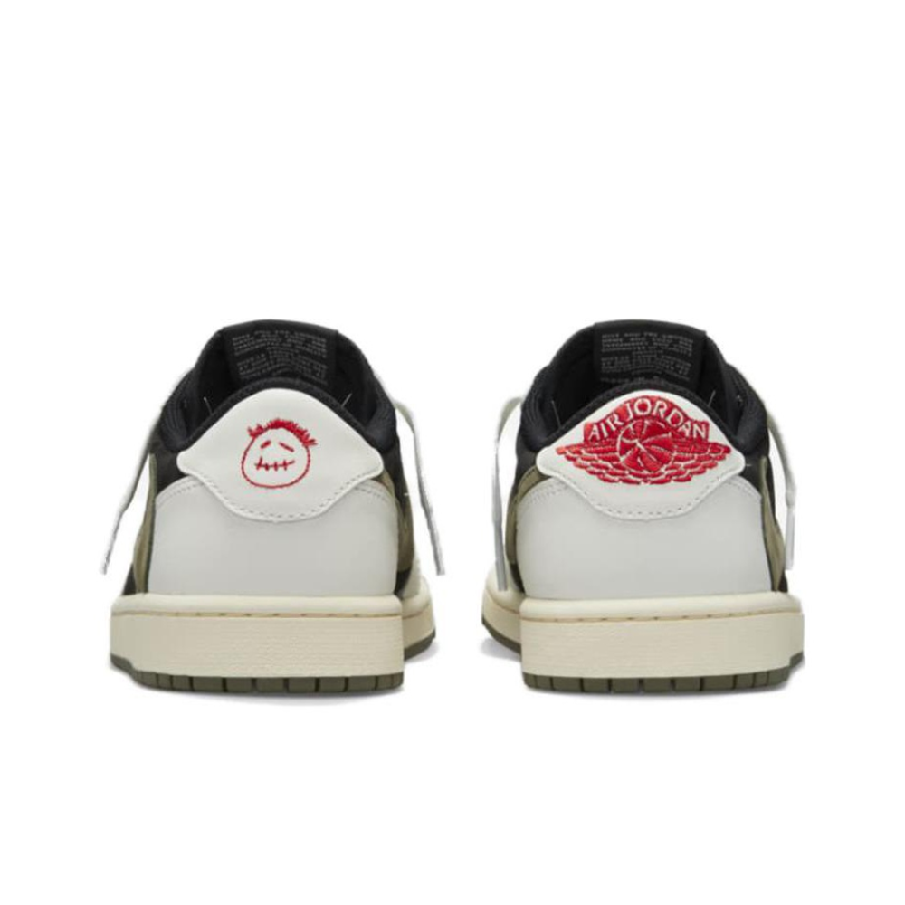 Кроссовки Air Jordan 1 Low x Travis Scott 'Medium Olive' DZ4137