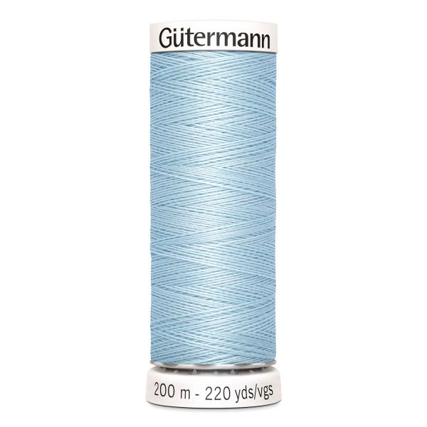 Нитки универсальные Gutermann Sew-all 100 (200 метров), 5 кат. | 276 бледно-голубой