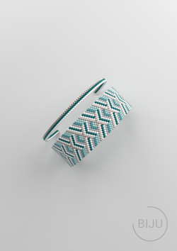 Схема PEYOTE, Схема браслета мозаичное плетение, узор из Miyuki Delica 11/0, файл PDF, №161