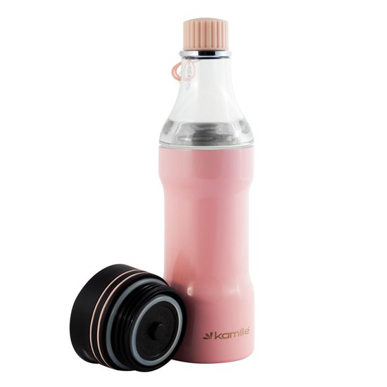 Термокружка 320 мл. из нержавеющей стали Kamille KM-2061 (2 в 1) со сменным горлышком