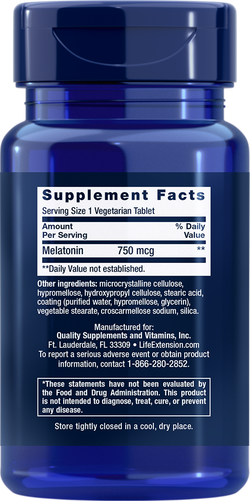 Melatonin 6 Hour Timed Release таблетки Life Extension